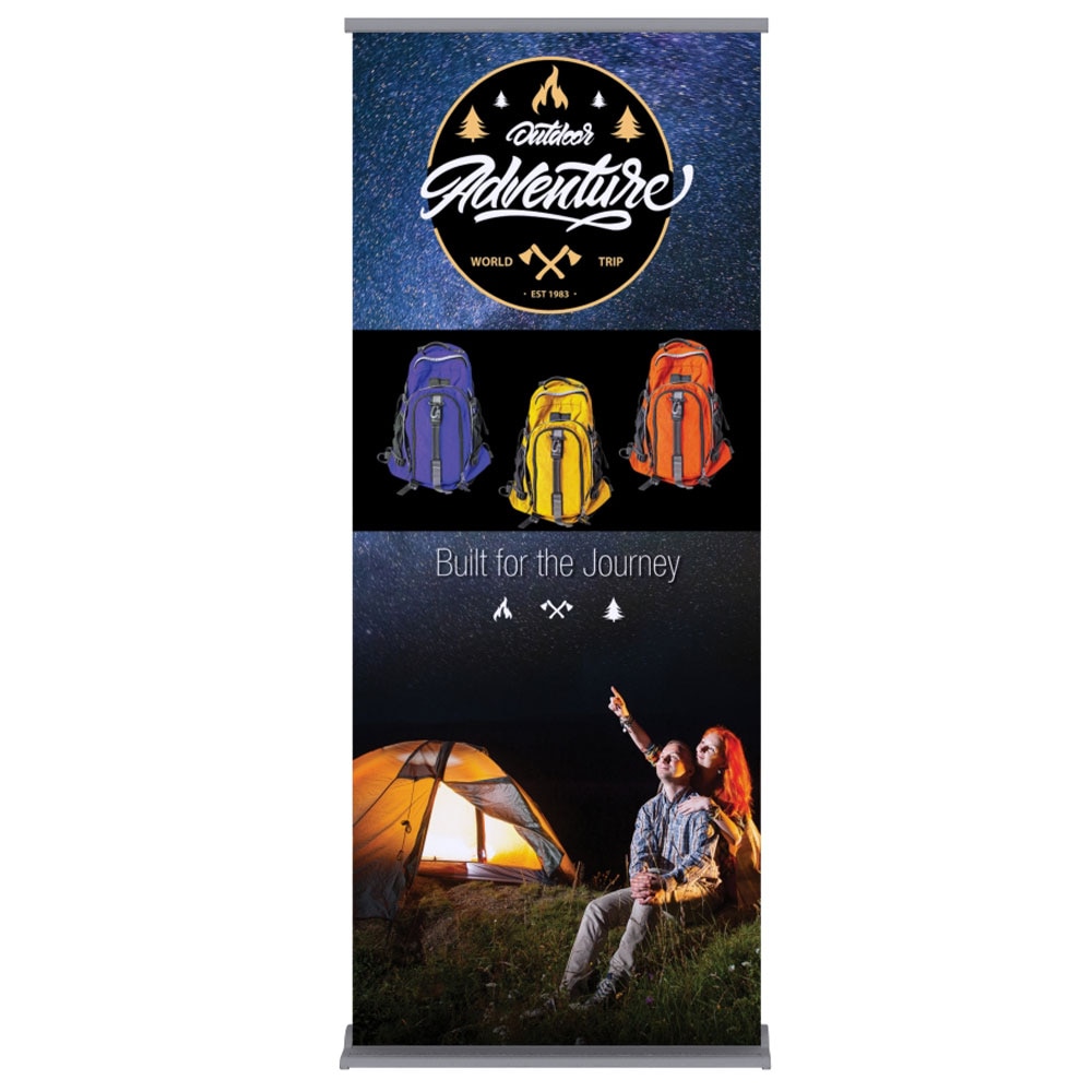 ONE CHOICE® Roll Up Banner Stand — Graphic Package / 33.5 in Better Roll Up